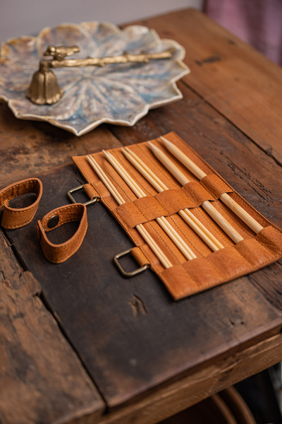 Органайзер для спиц "Carita C" Whisky. Арт QB-4473R1/Whisky