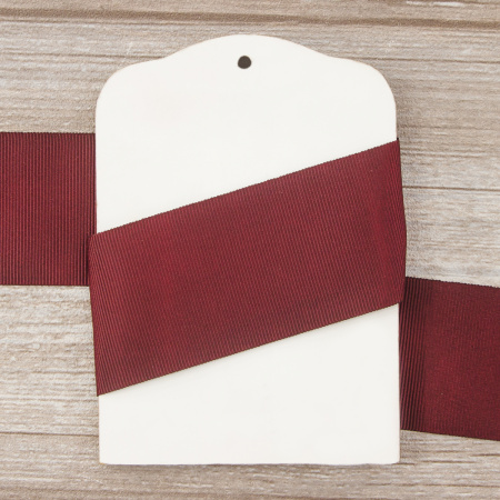 Лента репсовая SAFISA, 50 мм, 25 м, цвет 30 бордовый. Арт 350-50мм-30