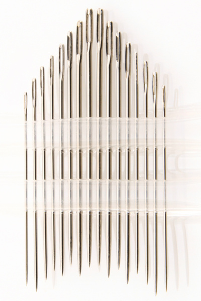 Иглы ручные для вышивания с острым кончиком, №3-9, 16 шт. Арт 200.39                  