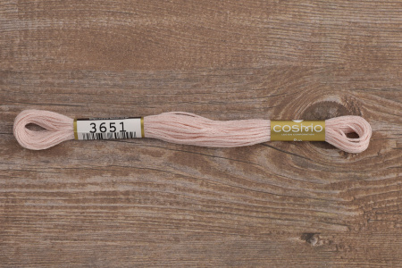 Мулине COSMO однотонный цвет  3651      . Арт 25-6/3651      