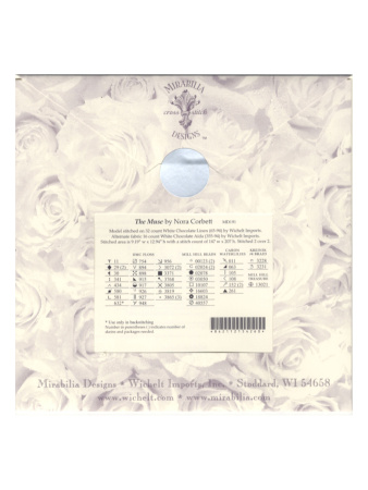 Схема для вышивания MIRABILIA "Муза". Арт MD191