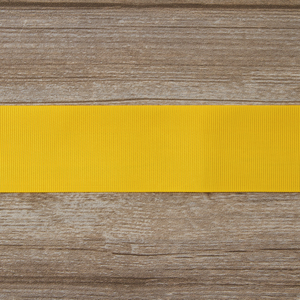 Лента репсовая SAFISA, 50 мм, 25 м, цвет 22 спелый манго. Арт 350-50мм-22