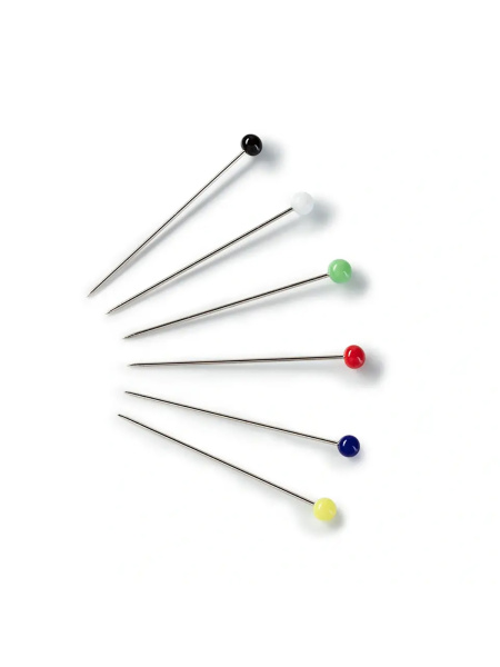 Булавки для закалывания с круглыми головками, разноцветные 10 г 30 мм. Арт 136-0029265-060000