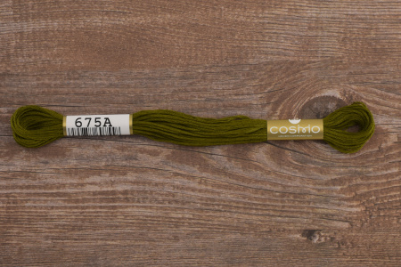 Мулине COSMO однотонный цвет  675   . Арт 25-6/675