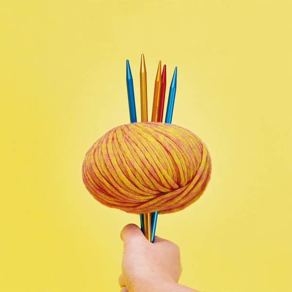 Спицы, чулочные, сверхлегкие addiColibri, №4,5, 15 см. 5 шт. Арт 204-7/4.5-15