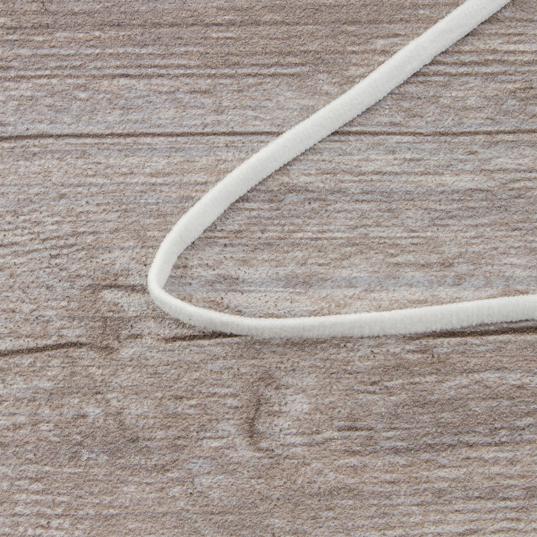 Резинка шляпная SAFISA, 5 мм, цвет 02, белый. Арт 4783-5мм-02