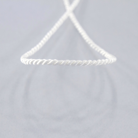 Шнур витой PEGA, белый, 2,8 мм. Арт 845213628B1101          