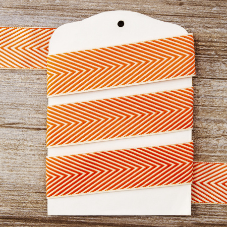 Лента жаккард SAFISA, 25 мм, 25 м, цвет 02. Арт 9202-25мм-02