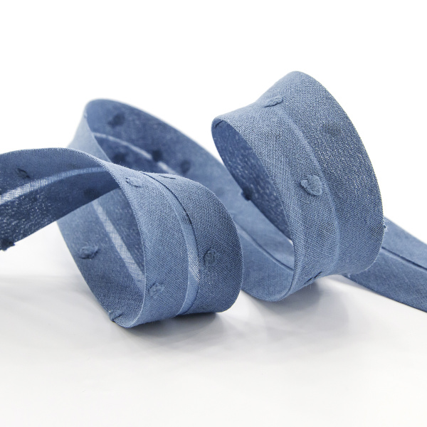 Косая бейка хлопок, 20 мм, 20 м, цвет 95, цвет морской волны. Арт 6552-20мм-95