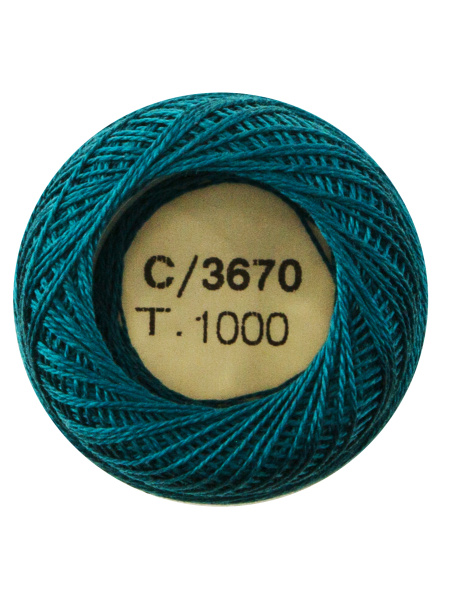 Мулине "Finca Perle"(Жемчужное"), №16,однотонный цвет 3670. Арт 00008/16/3670           