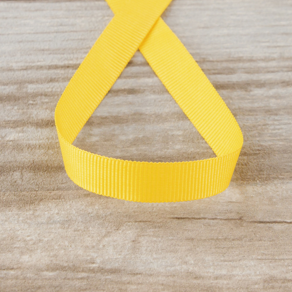 Лента репсовая SAFISA, 10 мм, 25 м, цвет 22 спелый манго. Арт 350-10мм-22