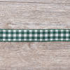 Лента с рисунком клетка SAFISA, 16(18) мм, 25 м, цвет 43, темно-зееный. Арт 469-16мм-43             