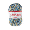 Пряжа Fortissima Socka 4-fach color, 75% шерсть, 25% полиамид, 420 м, 100 г. Арт 90028-2491