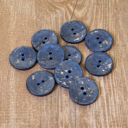 Пуговицы CONCEPT, размер 40, кокос, цвет COL.6 синий. Арт 1919H-040-COL.6