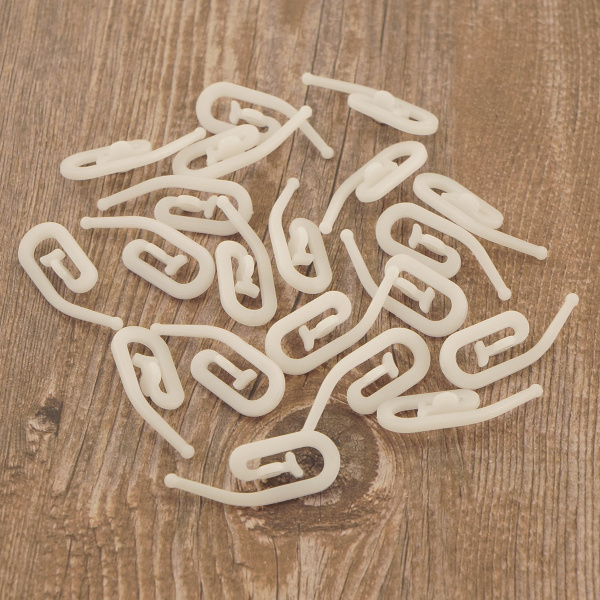 Крючки для штор, упаковка 1000 шт.. Арт +476.1