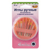 Иглы швейные ручные, 30 шт. в круглом контейнере. Арт 210.30                  