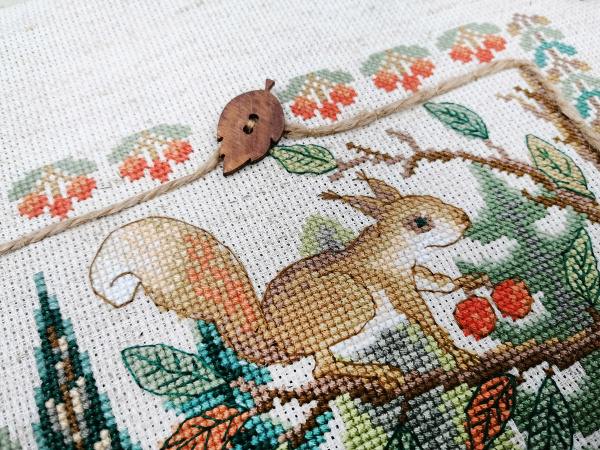 Набор для вышивания " Белки". Арт 03.017.12