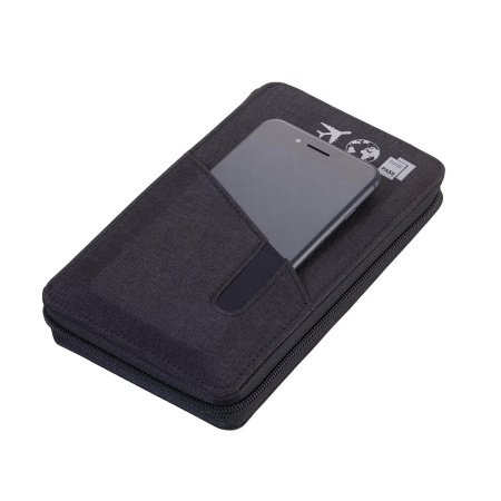 Дорожный чемодан TROIKA на молнии, с защитой от мошенничества (для чипов RFID). Арт TRV90/DG