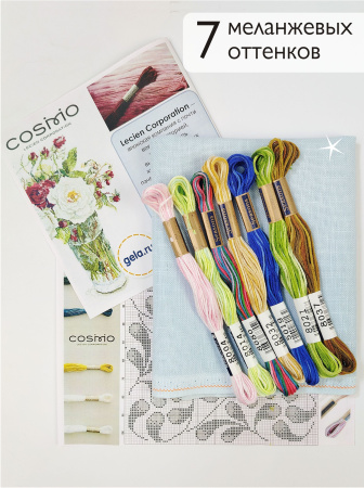 Мулине микс меланж Cosmo  " Сочная палитра". Арт 10.000.38