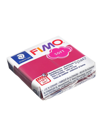 Полимерная глина FIMO "Soft", уп. 57 г, цвет замороженная ягода. Арт 8020-T23 