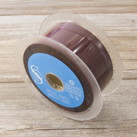 Лента репсовая SAFISA, 50 мм, 25 м, цвет 30 бордовый. Арт 350-50мм-30