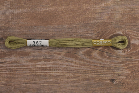 Мулине COSMO однотонный цвет  367       . Арт 25-6/367       