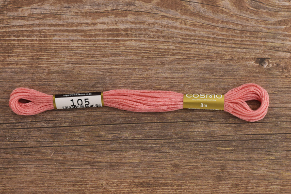 Мулине COSMO однотонный цвет  105       . Арт 25-6/105       