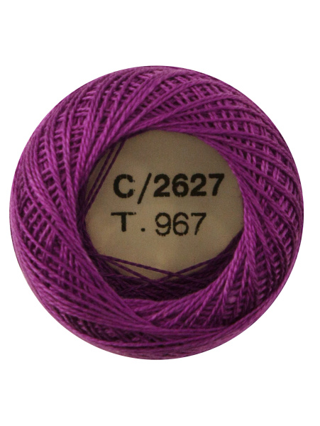 Мулине "Finca Perle"(Жемчужное"), №16,однотонный цвет 2627. Арт 00008/16/2627           