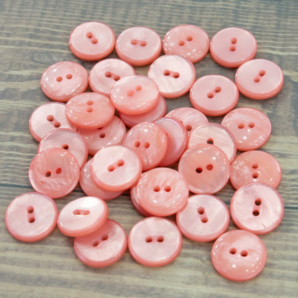 Пуговицы CONCEPT Mother of Pearl, размер 24, полиэстер, цвет COL.56. Арт 75315-024-COL.56