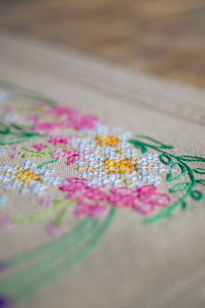 Набор для вышивания дорожки "Весенние цветы" . Арт PN-0190851