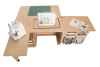 Стол раскладной для швейной машины с раскройным местом ECLIPSE, МДФ, 1100 х 500 х 760 мм, цвет бук. Арт TLM.E-B001                  