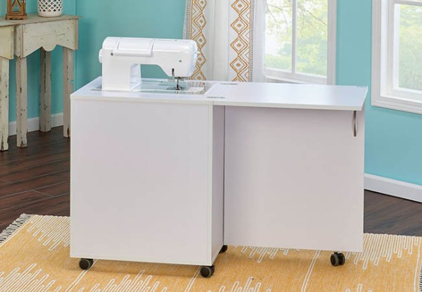 Стол раскладной для швейной машины COMPACT, белый. Арт TLM.C-W001                  