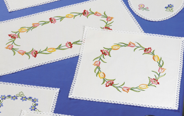 Набор для изготовления скатерти, салфетки. Арт 60-3610R                