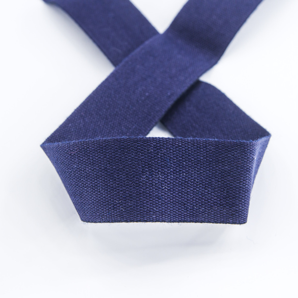 Тесьма киперная хлопковая на блистере SAFISA, 25 мм, 2 м , цвет 15, темно-синий. Арт P00260C-25мм-15         