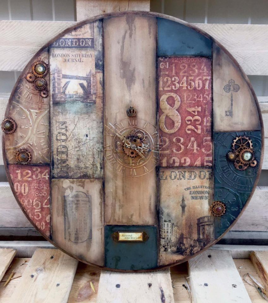 Трафарет "Завитки и спирали". Арт KSG197                  