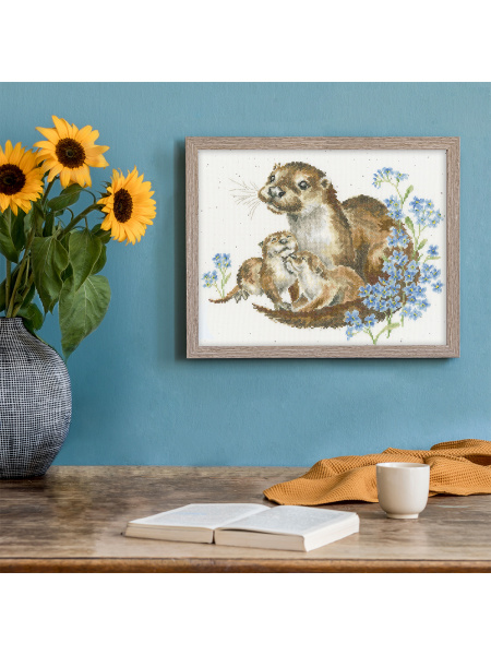 Набор для вышивания "Otterly Adorable". Арт XHD141