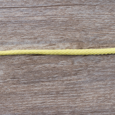 Шнур плетеный SPIRAL ( SAFISA), 4 мм, 25 м, цвет желтый светлый. Арт 25281-4-09