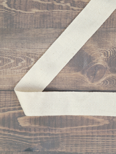 Тесьма киперная SAFISA, 30 мм, 25 м, цвет 21, бежевый. Арт 0270-30мм-21