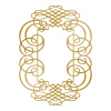 Штамп-нож "Curling Frame" для горячего тиснения и печати фольги на машинке GoPress and Foil. Арт CO725295