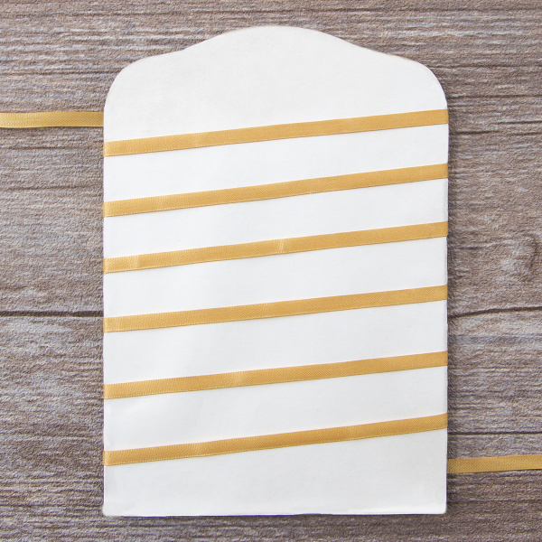 Лента для вышивания SAFISA на блистере, 4 мм, 5 м, цвет 54, темно-бежевый. Арт P111-4мм-54             