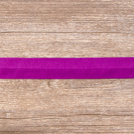 Косая бейка хлопок, 20 мм, 20 м, цвет 39, фиолетовый. Арт 6598-20мм-39