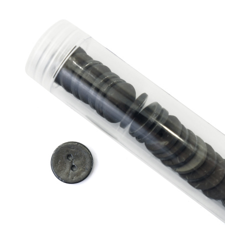 Пуговицы CONCEPT, размер 24, кокос, цвет COL.9 темно-серый. Арт 1919H-024-COL.9