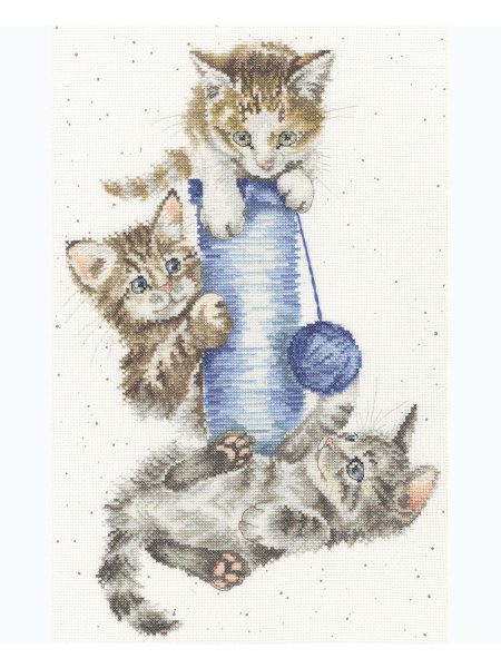 Набор для вышивания "Three's A Crowd". Арт XHD154