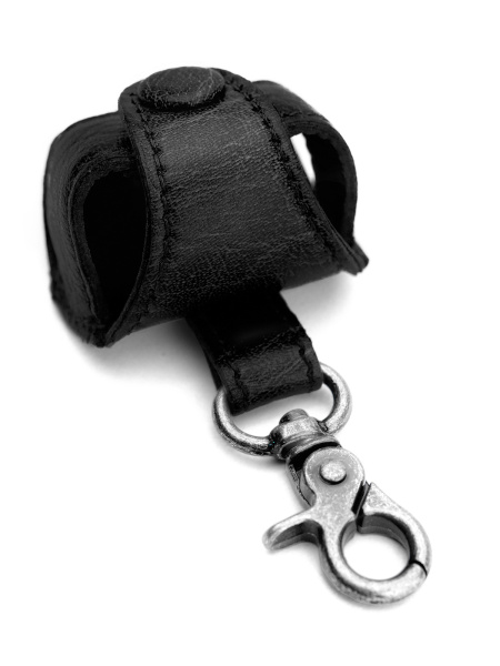 Чехол для сантиметровой ленты "Malmö hook" Black. Арт QB-4708/Black