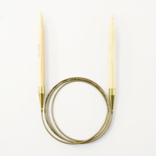 Спицы, круговые, бамбук addiNature BAMBOO №9, 120 см. Арт 555-7/9-120