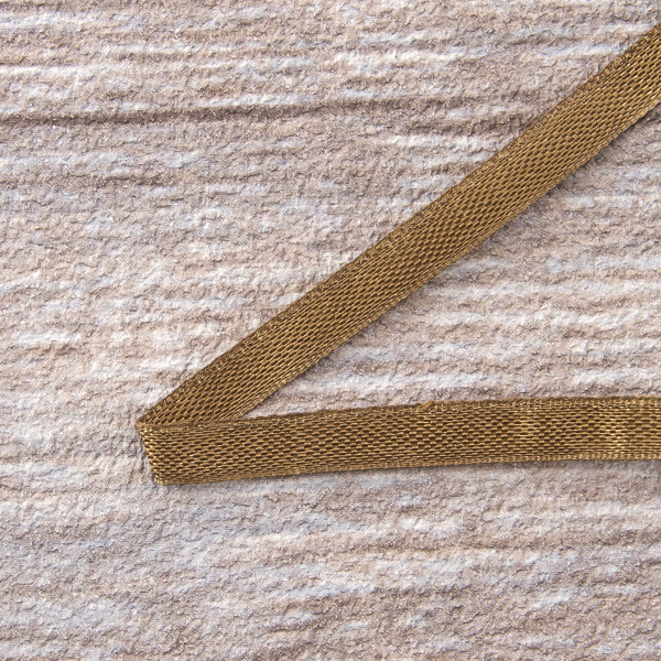 Лента для вышивания SAFISA на блистере, 4 мм, 5 м, цвет 88, коричневый. Арт P111-4мм-88             