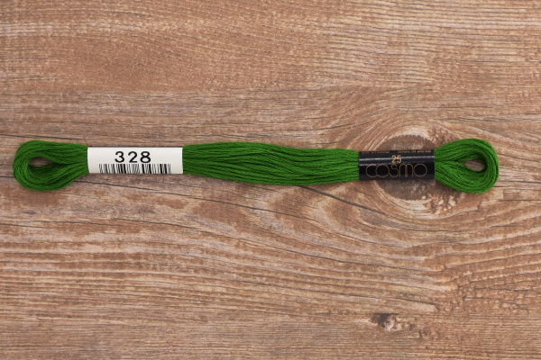 Мулине COSMO однотонный цвет  328       . Арт 25-6/328       