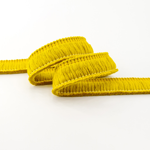 Бахрома декоративная, 30 мм, цвет медовый. Арт BT - 30c - col.B-16