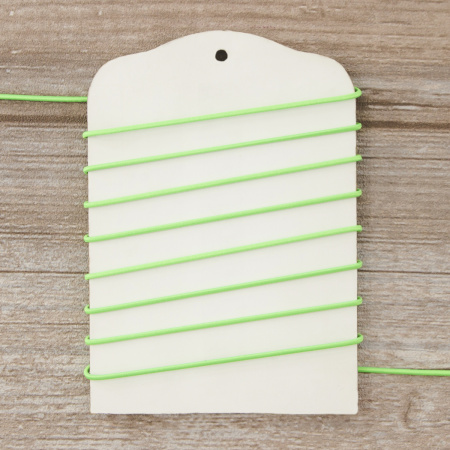 Резинка шляпная SAFISA, 1,5 мм, 25 м, цвет 203 неоновый салатовый. Арт 4730-1,5мм-203