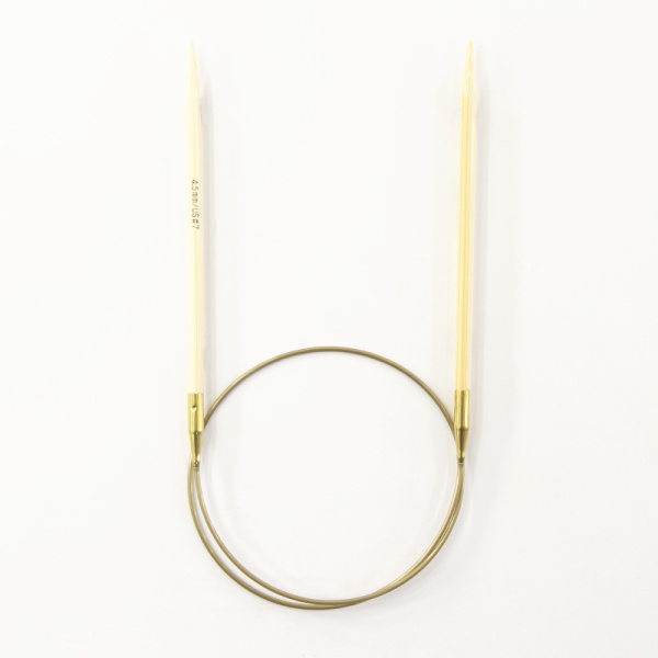 Спицы, круговые, бамбук addiNature BAMBOO №4,5, 60 см. Арт 555-7/4.5-60